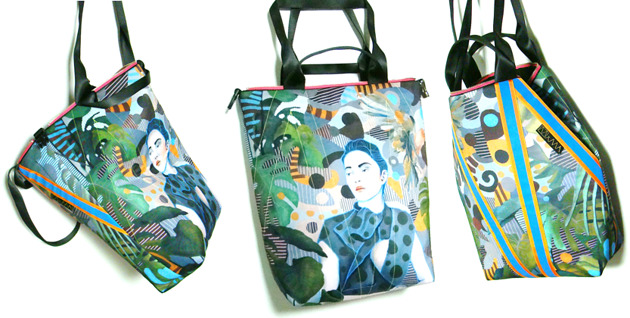 1331 art MIMA bag UNI & Marcin Painta print MIMAbags