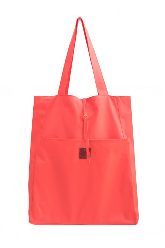 Shopper WODOOPORNY / koralowy neon Aga Prus