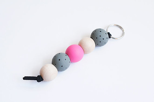 Brelok do kluczy kule Little Wood Bunny