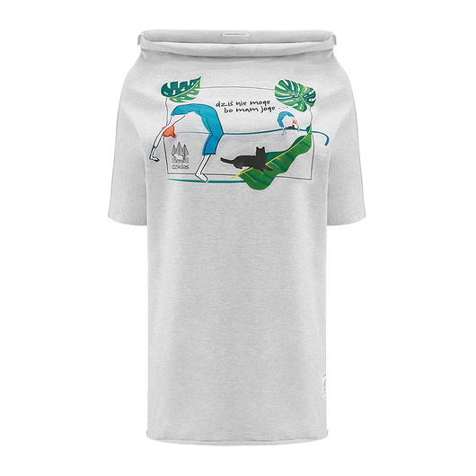 koszule damskie  Bluzka nietoperz - Dziś nie mogę, bo mam jogę