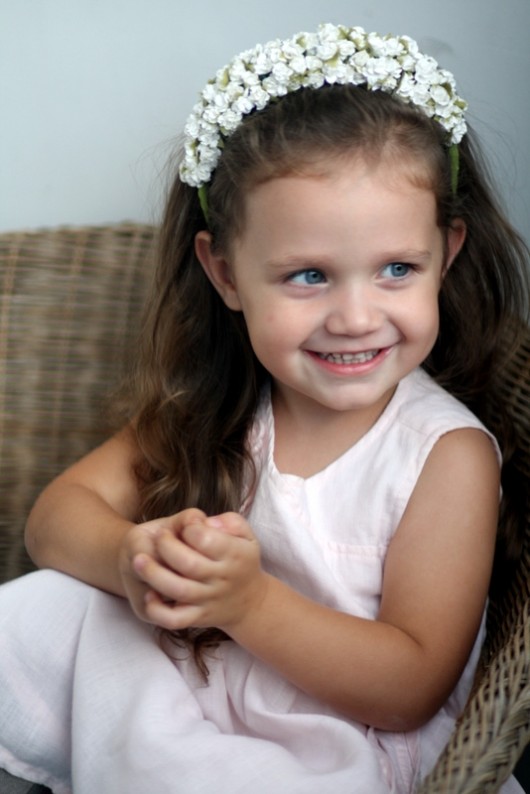 White Flower Tiara made by agah