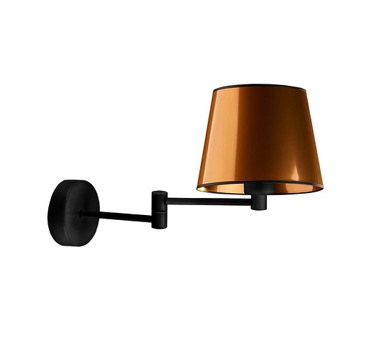 kinkiety Industrialny kinkiet ścienny z regulowanym ramieniem LUGO MIRROR