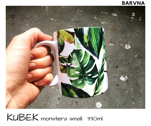 Kubek Monstera Small 330ml BARVNA