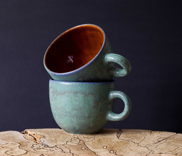 filiżanki Zestaw filiżanek handmade