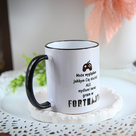 kubki Kubek Myślami gram w Fortnajta