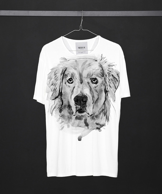 t-shirty męskie Golden Retriever Dog Men's T-shirt white