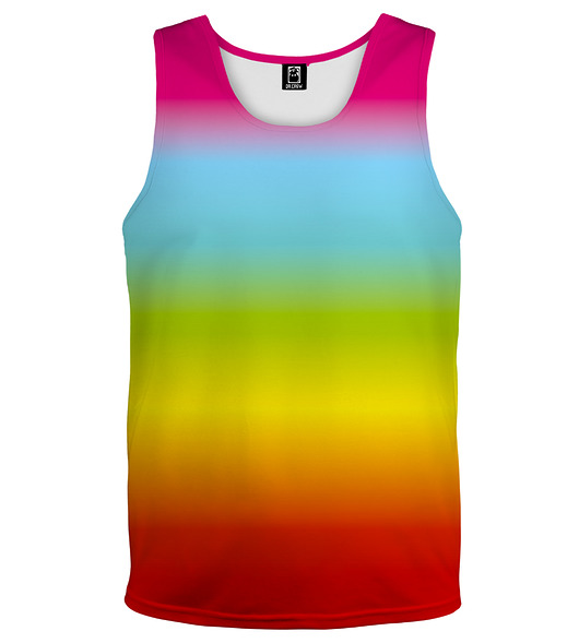 t-shirty męskie DR.CROW Bokserka Męska Ombre Rainbow