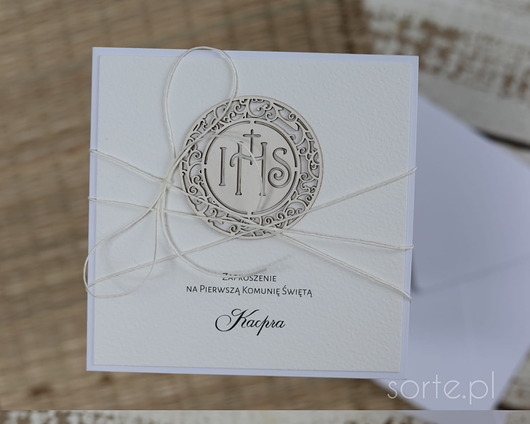 zaproszenia na komunię Najpiękniejsze oryginalne zaproszenia na komunię - komunijne ręcznie robione