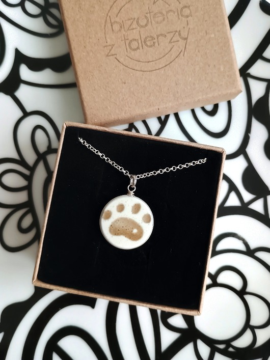 wisiory Naszyjnik z łapką