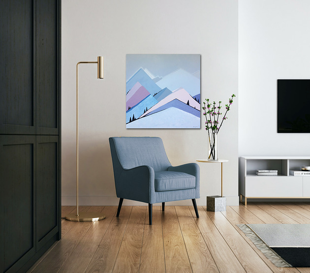 obrazy Obraz 80 x 80 cm, farby akrylowe na płótnie