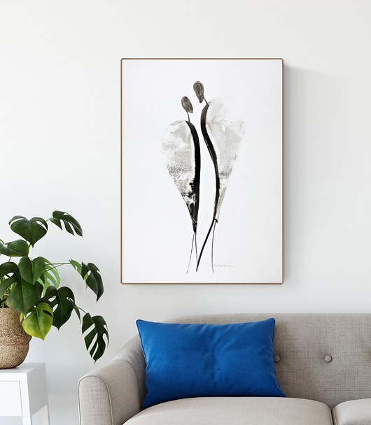 grafika 50X70 cm wykonana ręcznie, plakat Krystyna Siwek Art