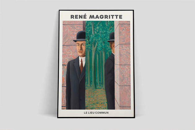 plakaty Rene Magritte - Exhibition Poster