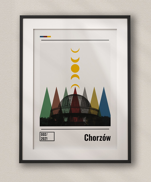 plakaty Plakat Chorzów - Kolaż Fine Art
