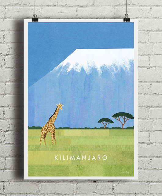 plakaty Plakat Kilimandżaro - Tanzania