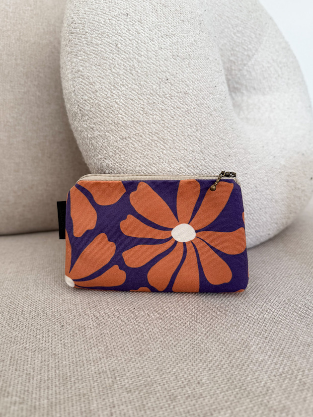 portfele damskie Card holder portfel margaretka cynamon