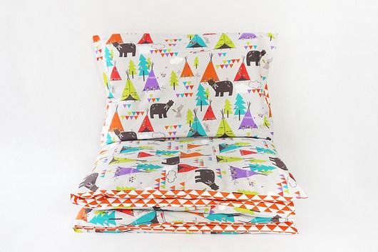 Pościel dla dziecka lasek, tipi 90x120 Nukko Design