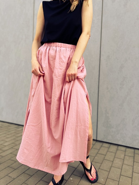 spódnice maxi Feather - spódnica ze 100% bawełny