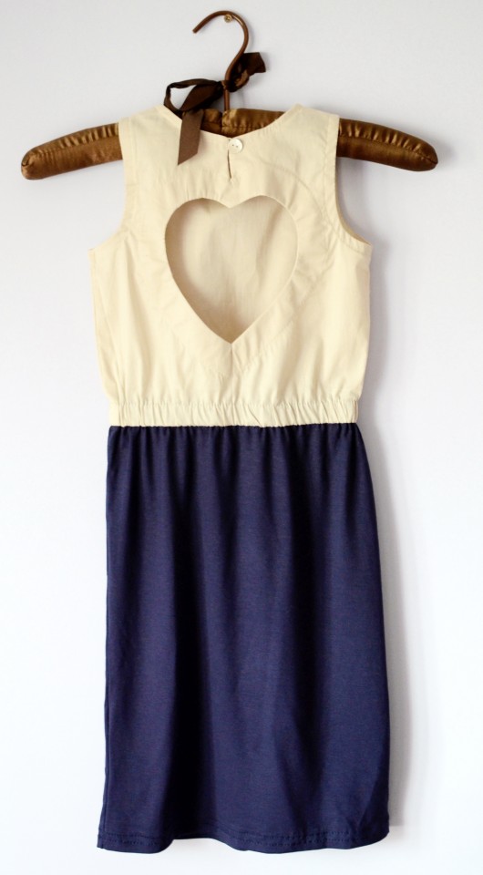 Heart Dress (granat/ecru) FoureMki