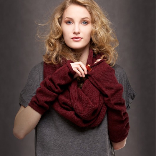 Zestaw Komin Rękawki Getry BURGUND CADOaccessories