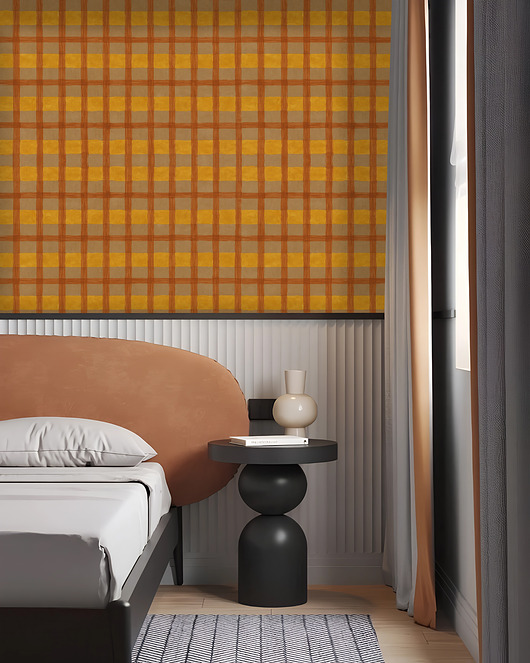 tapety i naklejki ścienne Tapeta - W kratkę