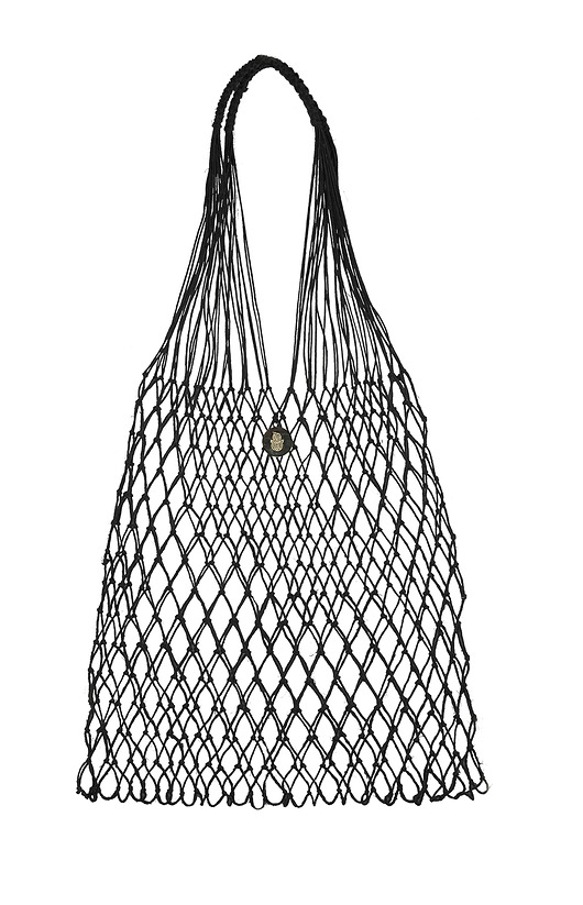 torebki do ręki Linen Knotted Net Bag