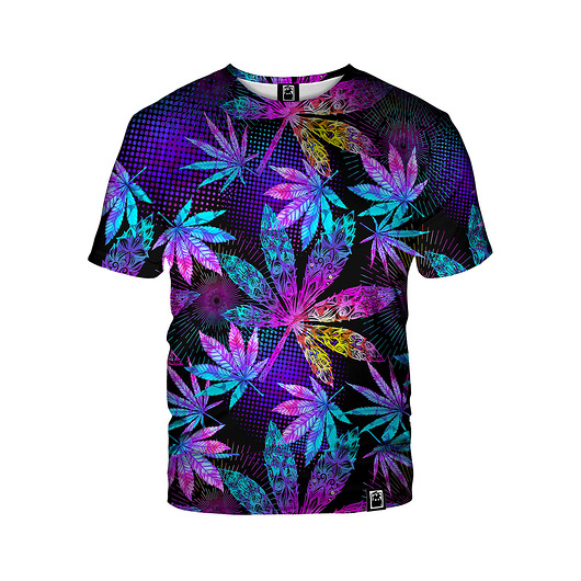 t-shirty męskie Męski T-shirt DR.CROW Weed