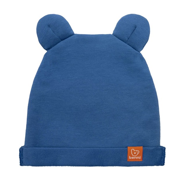 czapki dziecięce Czapka BEANIE BEAR - niebieska