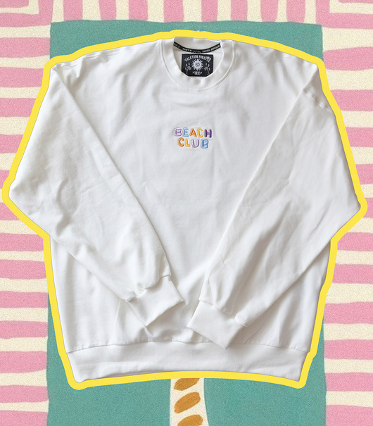 bluza bez kaptura damska Bluza Beach Club