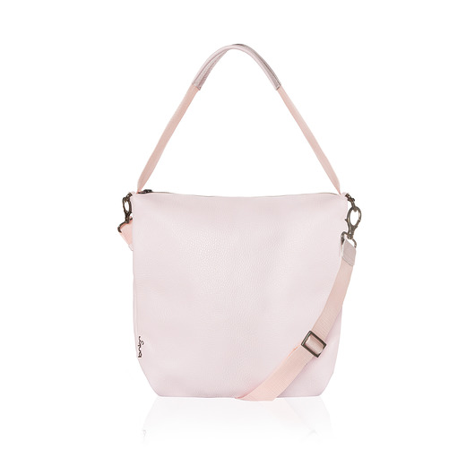 torby na ramię Torba skórzana Della różowa marki bolsa