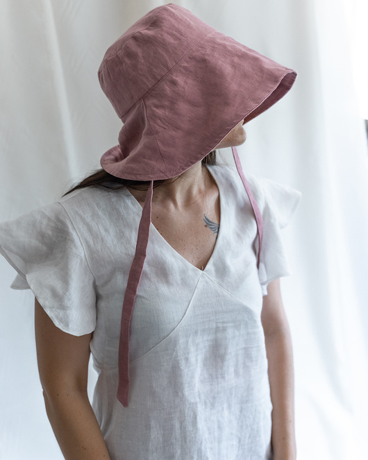 kapelusze damskie Lniany kapelusz przeciwsłoneczny Bali