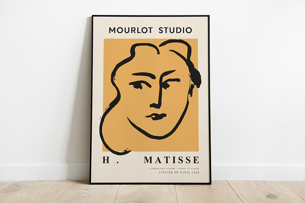 Henri Matisse grafika modern, inspiracja Pas De LArt