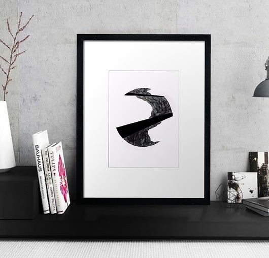 Plakat Grafika autorski wzór "Big Dot" ThinLine