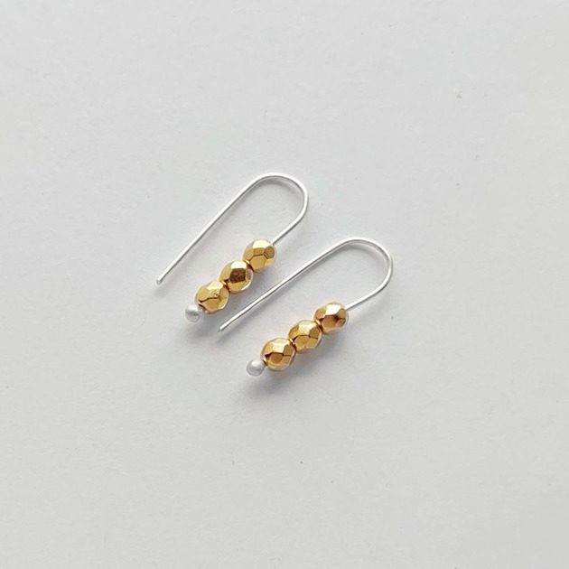 kolczyki z kamieniami Kolczyki OKRĄG