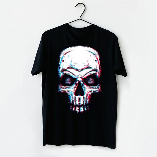 t-shirty męskie Koszulka czarna  męska Skull