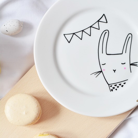 Talerz śniadaniowy/deserowy BUNNY my mug company