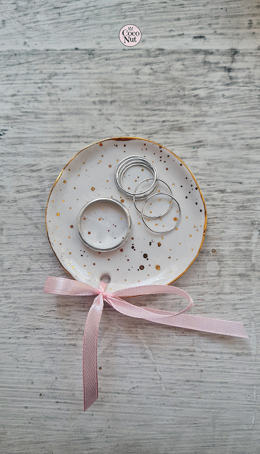 obrączki Komplet 7 obrączek SLIM srebro