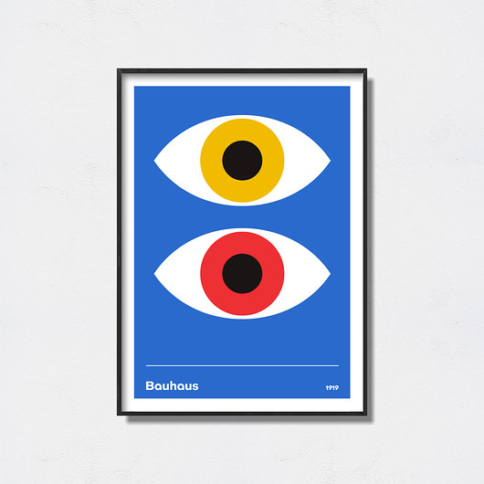 plakaty Bauhaus Art Exhibition Poster