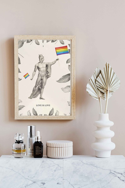 plakaty Plakat Love is love