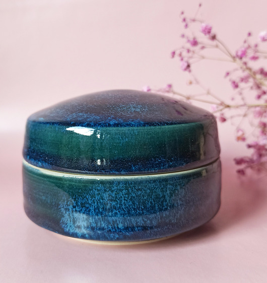 pojemniki na biżuterię Ceramiczne puzderko