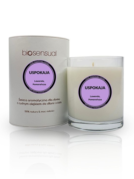 świece zapachowe Świeca do masażu i aromaterapii USPOKAJA 200g