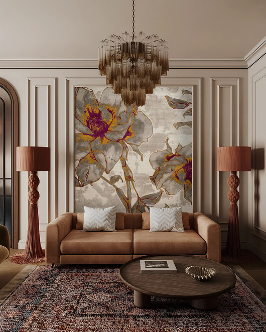 tapety i naklejki ścienne Tapeta - Piwonia