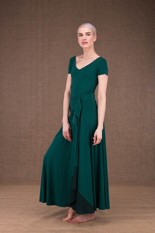 topy damskie T-shirt LEA zielony
