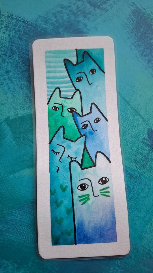 zakładki do książek Zakładka do książki Kotki