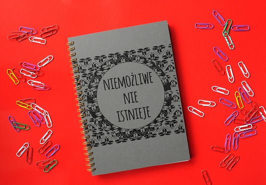 notatniki i albumy Niemożliwe nie istnieje, notatnik