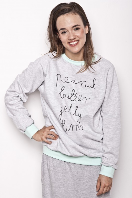 bluza logo/mint Peanut Butter Jelly Time