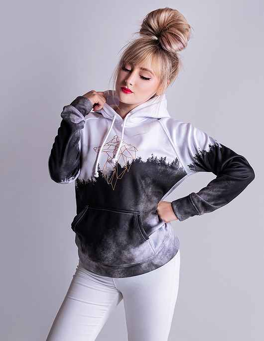 Golden Wolf - bluza z kapturem Zo Han
