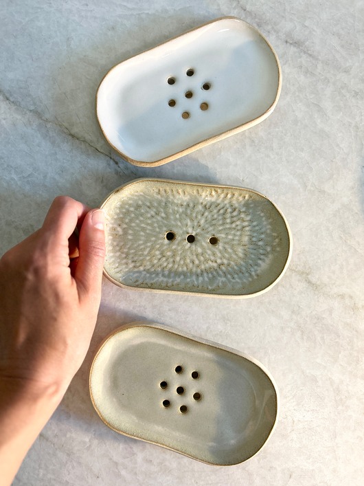 mydelniczki Ceramiczna Mydelniczka - szałwia