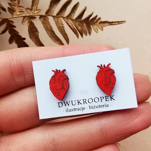 Malowane sercz DWUKROOPEK