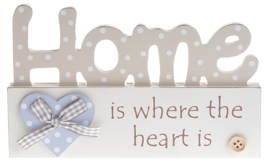 Napis Home caffe latte MIA home