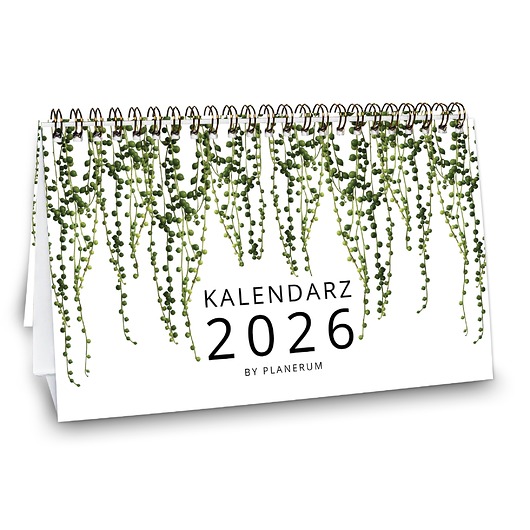 kalendarze i plannery Kalendarz biurkowy 2026 BOTANICZNY na biurko wolnostojący